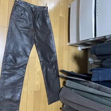 폴스미스 가죽 팬츠 소가죽