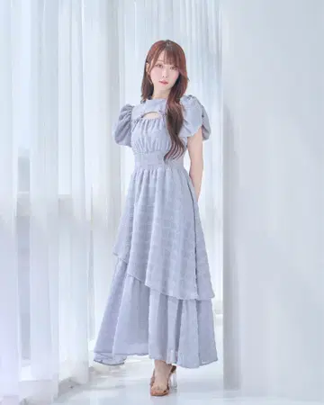 Jacquard check dress 로제 뮤즈 rose muse