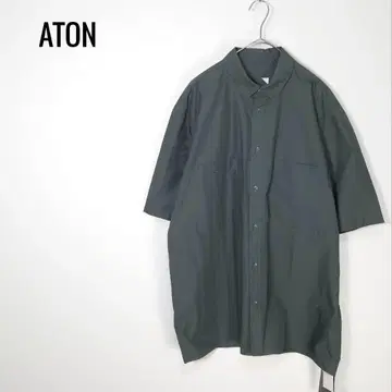 ATON 스퀘어 코튼 봄/여름 셔츠 06