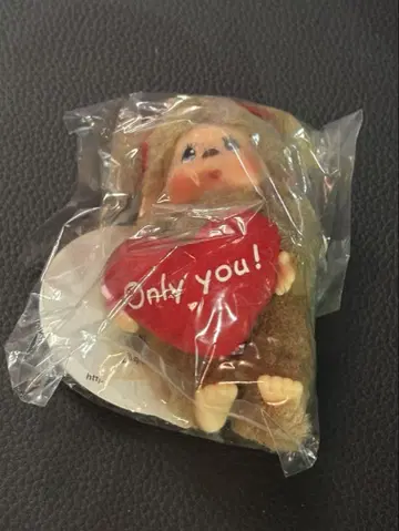 몬치치 키링 하트 몬치치 봉제 인형 30주년 당시 상품