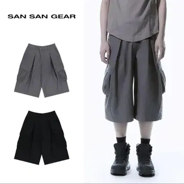 SAN SAN GEAR : 25SS / 카프리 팬츠 블랙
