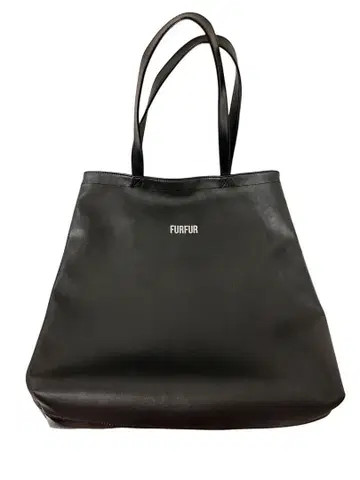 FURFUR 더블 페이스 토트백 L 블랙