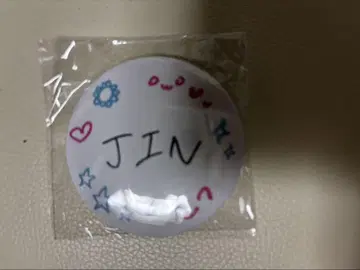 BTS JIN 진 runseokjin 캡슐 토이 캔뱃지 미개봉