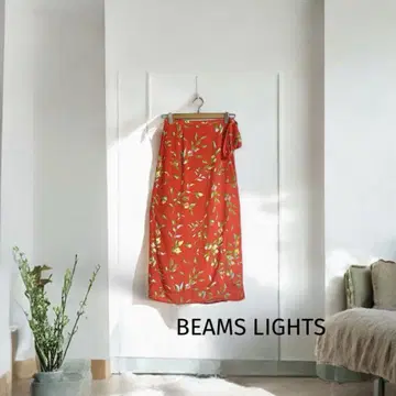 빔즈 빔즈 라이트 빈티지 플라워 랩 스커트