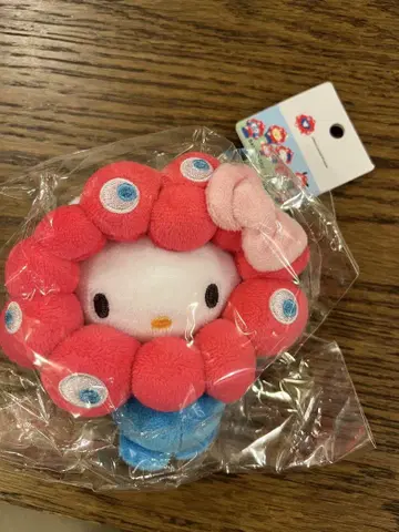 헬로키티 산리오 오사카 만국박람회 쫄깃쫄깃한 봉제 인형 카나비나 포함