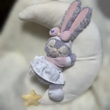 [홍콩 디즈니 한정판] 스텔라루 봉제 인형 달 모양 쿠션 포함