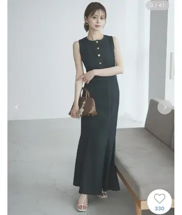 데님 머메이드 원피스 SNIDEL