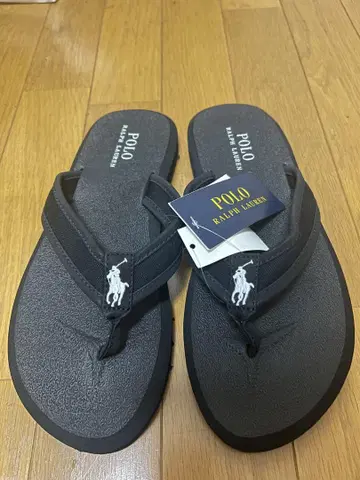 평일 한정 가격 [Polo Ralph Lauren] 블랙 비치 샌들