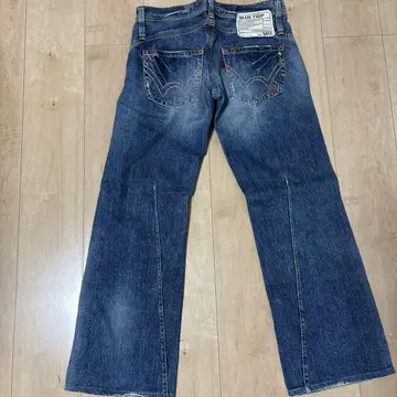 BLUE TRIP 503 와이드 레그 데님