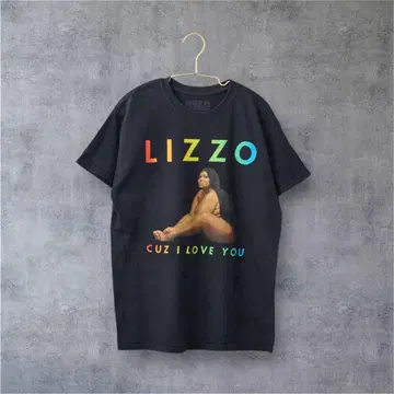 Lizzo 투어 티셔츠 블랙 M 상당