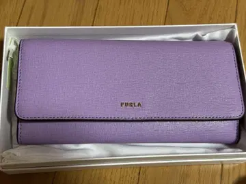 FURLA 장지갑 퍼플 레어