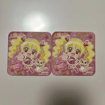 프리티 스토어 한정판 포인트 경품 큐어 피치 코스터