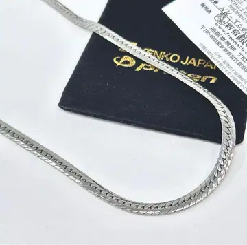 phiten 5.5mm 폭 평키헤이 체인 티타늄 목걸이 60cm