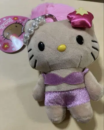 HELLO KITTY GOGO 갸루 꼬리 마스코트 키링 일광화상