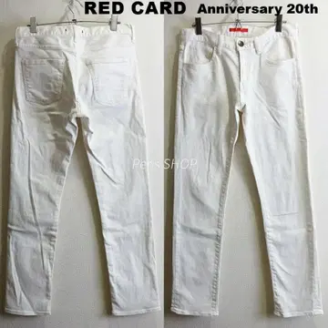 레드 카드 Anniversary 20th W76cm 스트레치 화이트