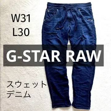 G-STAR RAW 맨투맨 데님 조거 팬츠