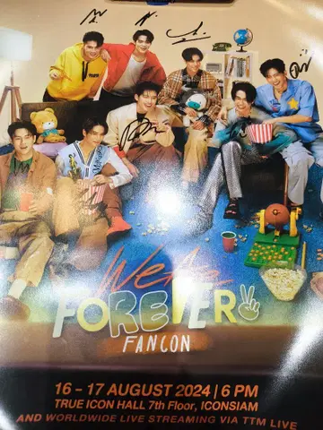 WeAre Forever Fancon 사인 포함 포스터