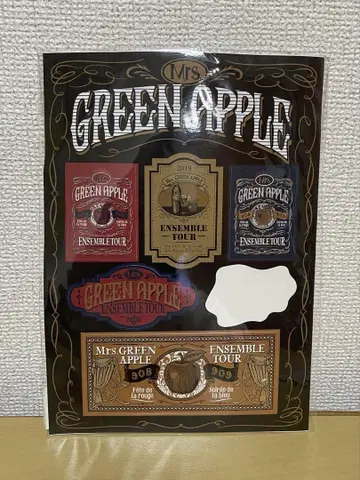 Mrs. GREEN APPLE ENSMBLE TOUR 2018 스티커