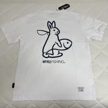 새상품! FR2 FISHING 토끼 티셔츠 화이트