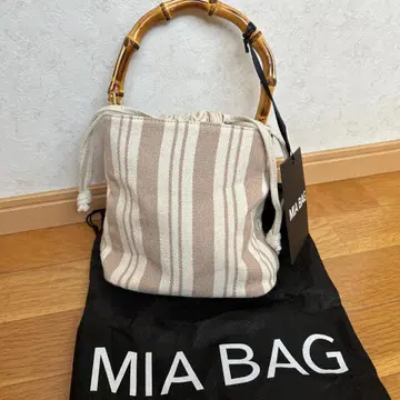 MIA BAG 택 포함 대나무 핸들 백