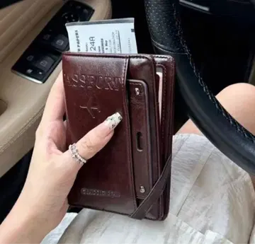 수첩 케이스 여행 펜 케이스 세련된 해외 여권 케이스