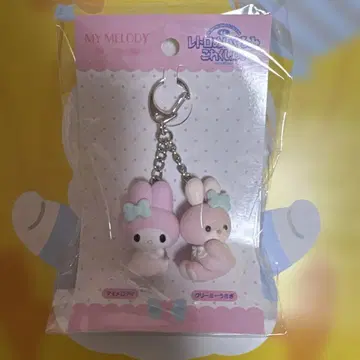 마이멜로디 크림 토끼 키링 요시토쿠 레트로 봉제 인형 컬렉션