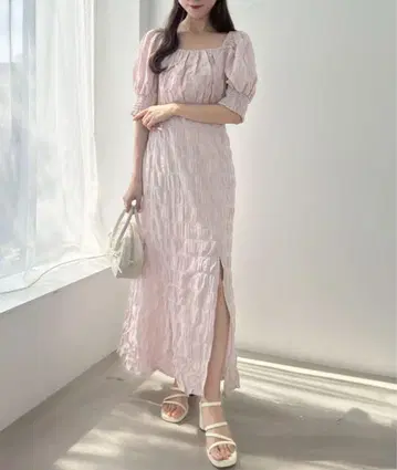 NICE CLAUP 백 리본 원피스/WEB 한정 아이템/WEB 한정 상품