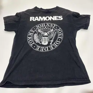 RAMONES 라모네즈 티셔츠 블랙 사이즈 M