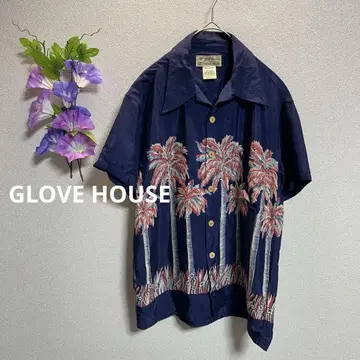 GLOVE HOUSE 알로하 셔츠 [M] 카리유시 의류 쿨 비즈 리조트