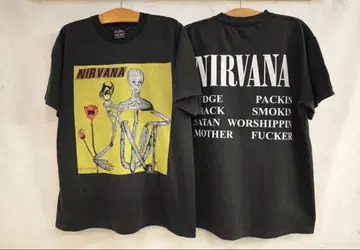 NIRVANA 티셔츠 에이리언 디자인 XL