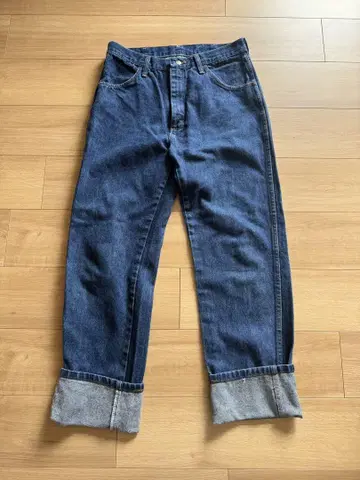 USED USA 구제 의류 라슬러 데님 팬츠 블루 데님 32 빈티지
