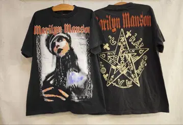 Marilyn Manson 블랙 티셔츠 XL