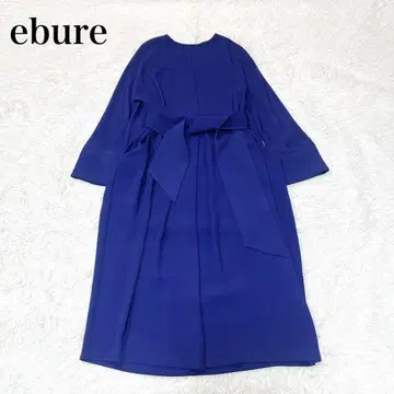 ebure 에부르 롱 원피스 벨트 포함 36 사이즈 퍼플