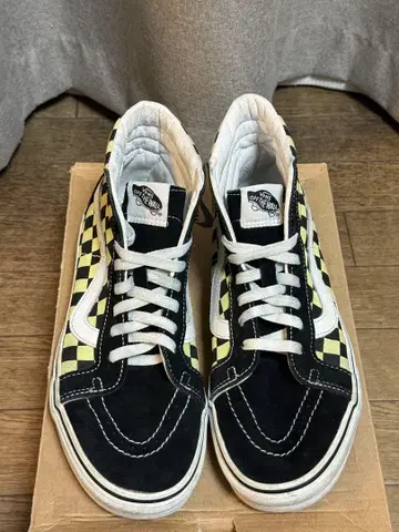 반스 스케이트 하이 리이슈 BMX 체커 US8.5 26.5cm