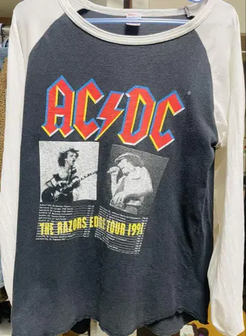 AC/DC THE RAZORS EDGE TOUR 1991 셔츠 M