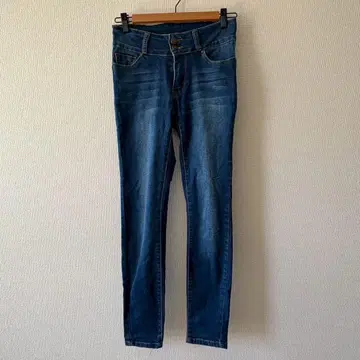 BAMBOO JEANS 여성용 데님 팬츠 청바지 블루 사이즈 5