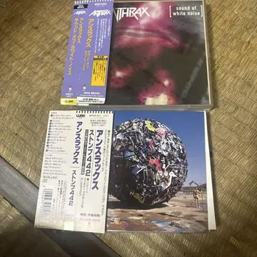ANTHRAX 일본판 2장 오비 포함 레어
