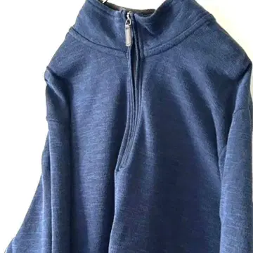 Fors Creek 플레인 하프 지퍼 XL 네이비 네이비 컬러 구제 의류