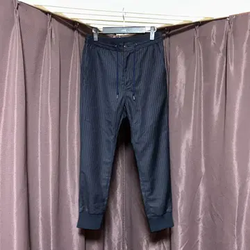 깨끗한 새상품급 더퍼 스트라이프 이지 리브 팬츠 트라우저 S