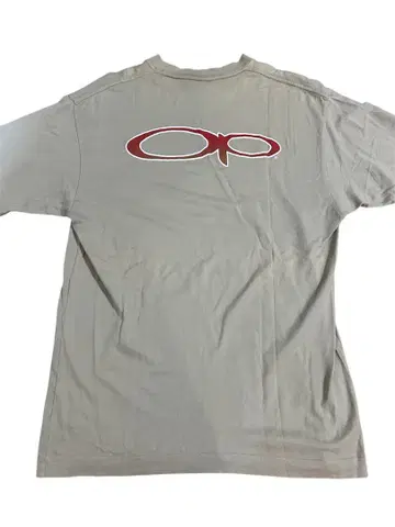 OP 베이지 로고 티셔츠 00s 90s 빈티지