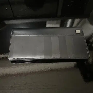 캘빈클라인 플래티넘 접이식 지갑 블랙