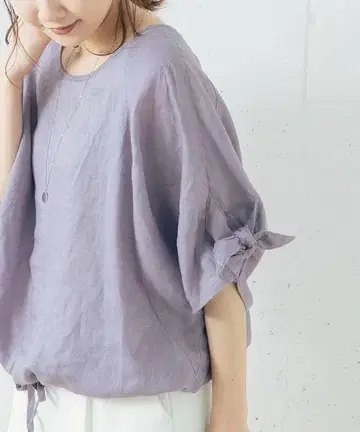 어반 리서치 리본 슬리브 풀오버