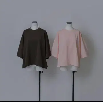 LOHEN HALF SLEEVE T-SHIRT 브라운
