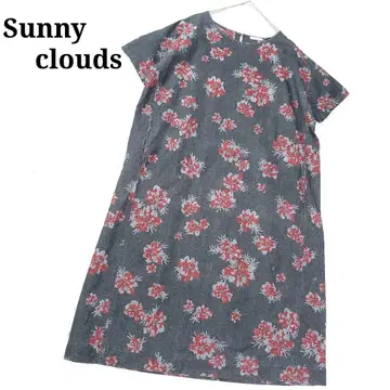 Sunny clouds 써니 클라우드 린넨 혼방 원피스 꽃무늬 보태니컬