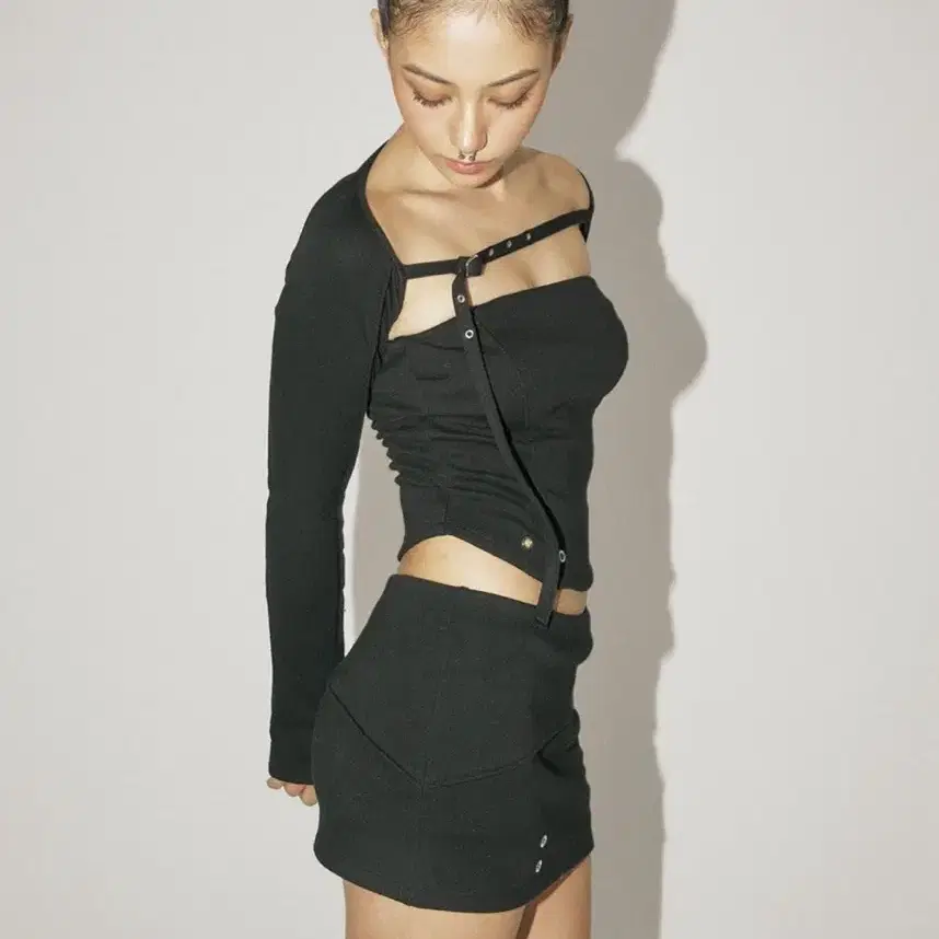 threetimes スリータイムズ スカートAthletic slit threetimes】送料・関税込☆Athletic slit skirt (threetimes