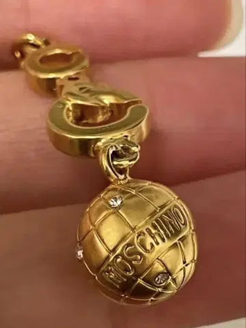 모스키노 Moschino 목걸이 골드 구형