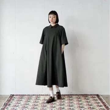 foufou 프리미티브 셔츠 칼라 원피스 S 사이즈