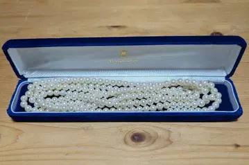 타카시마야 펄 롱 목걸이 5mm 정도 77cm