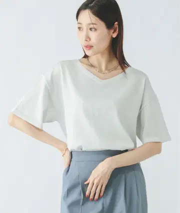 GLOBAL WORK WOMAN 스키레이 사라사라 V넥 풀오버