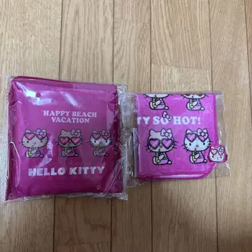 HELLO KITTY 토트백과 손수건 세트